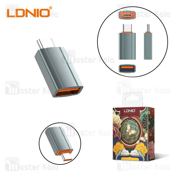 تبدیل LDNIO LC140 USB Convertor USB A to Type-C Adapter